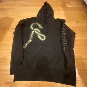 taylor swift black reputation snake hoodie